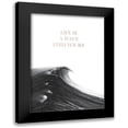 thumbnail image 1 of Braun Studio 18x24 Black Modern Framed Museum Art Print Titled - Life is a Wave, 1 of 5