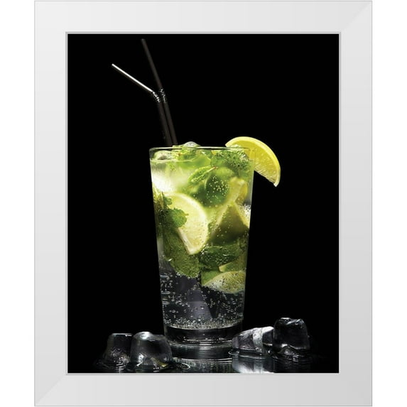 Braun Studio 20x24 White Modern Wood Framed Museum Art Print Titled - Mojito 1