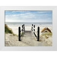 thumbnail image 1 of Braun Studio 24x19 White Modern Wood Framed Museum Art Print Titled - Plage, 1 of 4
