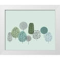 thumbnail image 1 of Braun Studio 24x20 White Modern Wood Framed Museum Art Print Titled - Organic 4, 1 of 4