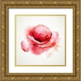 thumbnail image 1 of Braun Studio 26x26 Gold Ornate Wood Framed with Double Matting Museum Art Print Titled - Aquarelle 1, 1 of 4