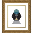 thumbnail image 1 of Braun Studio 26x32 Gold Ornate Wood Framed with Double Matting Museum Art Print Titled - Art Deco 2, 1 of 4