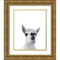 thumbnail image 1 of Braun Studio 26x32 Gold Ornate Wood Framed with Double Matting Museum Art Print Titled - Lama Rigolo, 1 of 4