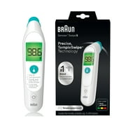Braun TempleSwipe Forehead Thermometer, FSA & HSA Eligible, White, BST200US
