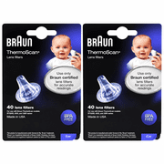 Braun Thermoscan Covers 20 Ct 4 Pk | Welch Allyn Thermoscan PRO 6000 Ear Thermometer Probe Covers | Lens Filters | Thermoscan Braun Ear Covers | Disposable Braun Ear | Hygiene Caps | Made in USA
