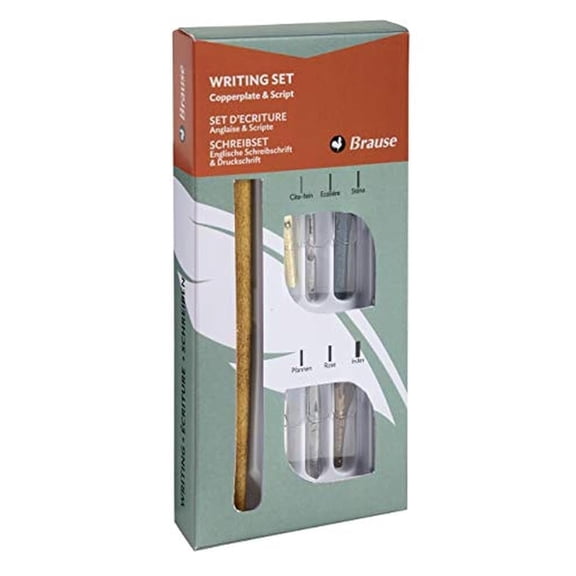 Brause Calligraphy Writing Nibs Variety Set, 6 Nibs