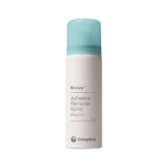Brava Adhesive Remover Spray, White, 50 mL bottle for gentle sting-free adhesive residue removal