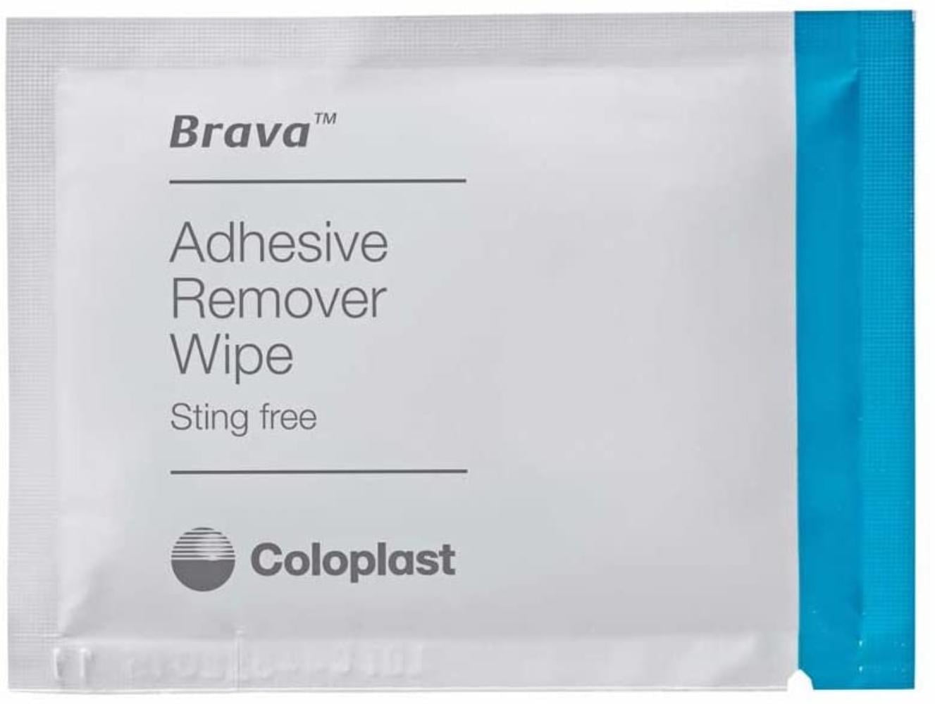 Brava Adhesive Remover Wipes, Silicone-Based, Sting Free, One Size 120115 (Box of 30), Coloplast By Brand Coloplast