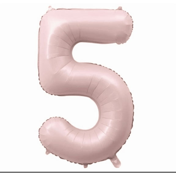 Brava - Pink Number 5 Foil Balloon (34in.)