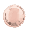 thumbnail image 1 of Brava - Rose Gold Circle Foil Balloon (16 in.), 1 of 1