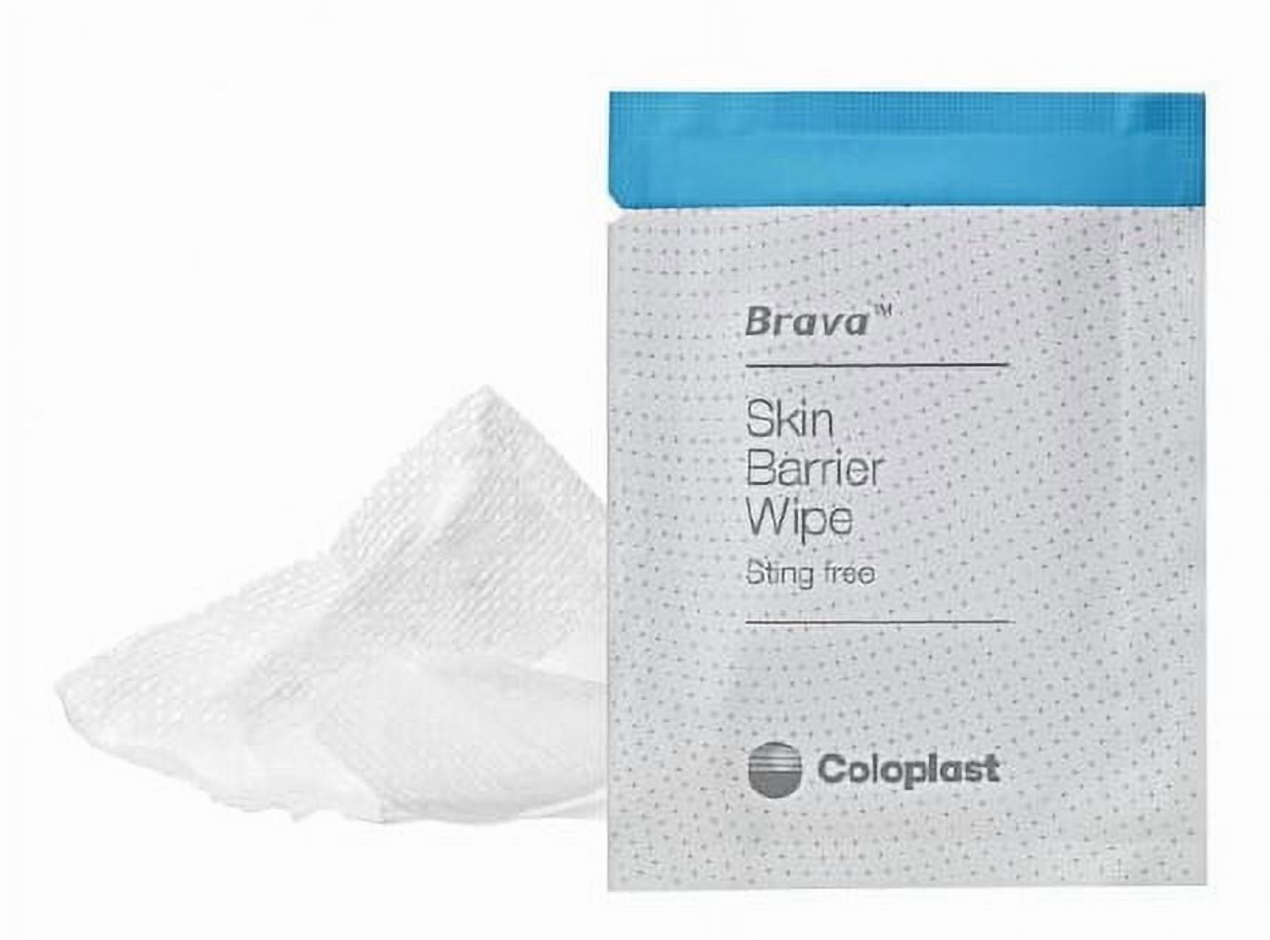 Coloplast Brava Skin Barrier Skin Prep Wipes, Box, 30 Count