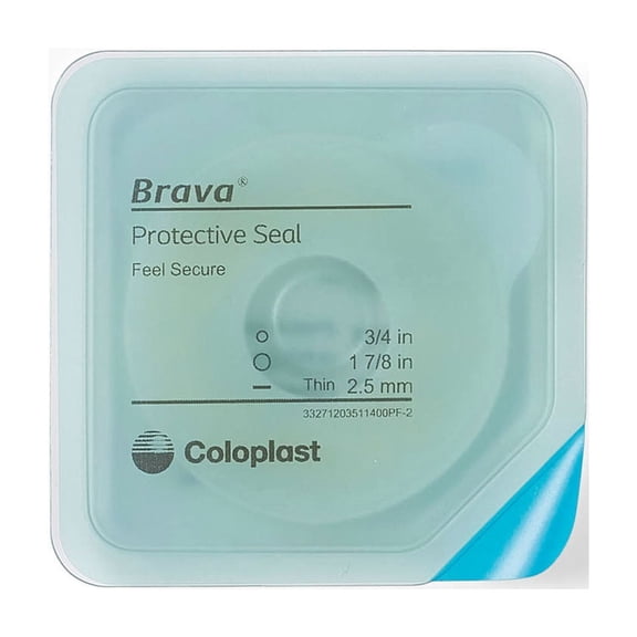 Brava Thin Moldable, Standard Wear Skin Barrier Ring Adhesive without Tape No Flange 10 per Box 12035