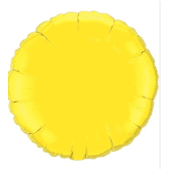 Brava - Yellow Circle Foil Balloon (16 in.)