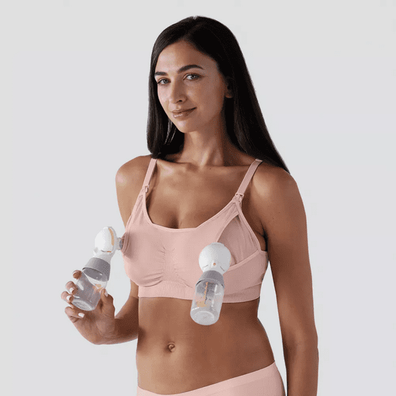Bravado! BASICS Women's Pumping and Nursing Bra -Rose Pink, Small