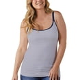 thumbnail image 1 of Bravado Designs Classic Seamless Nursing Cami (31007),Small,Stripe - Stripe,Small, 1 of 3