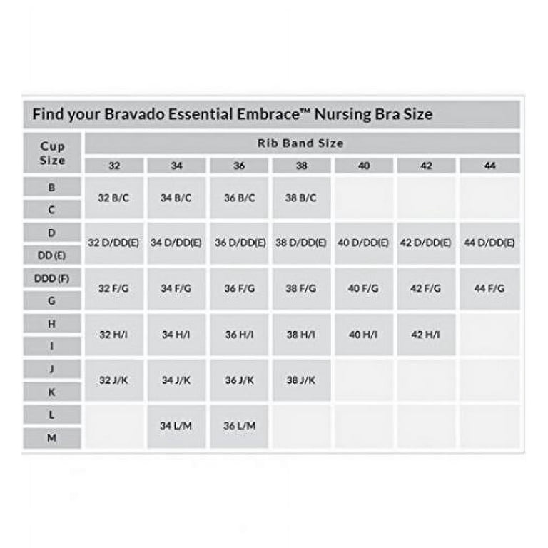 Bravado Designs Essential Embrace Nursing Bra - 36J/K - Chai Almond 