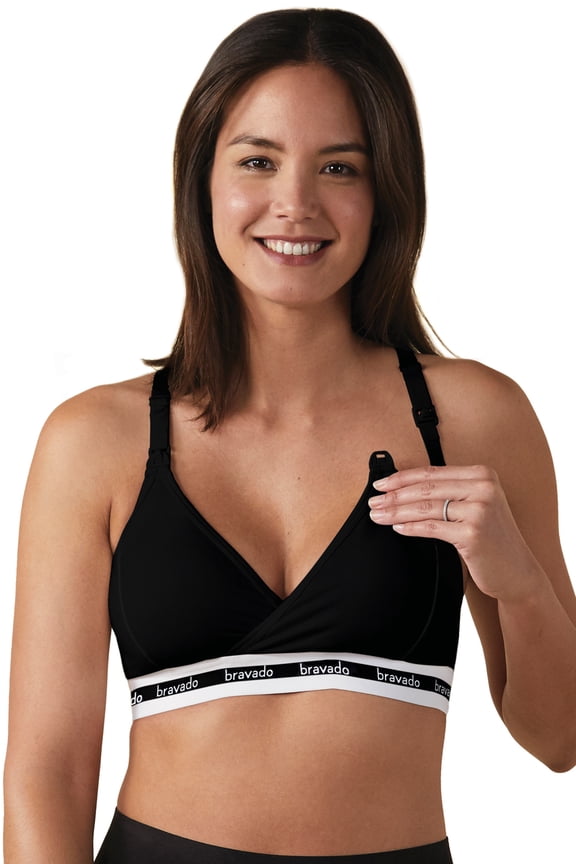 Womens The New Original Wire-Free Nursing Bra B-D Cups Style-1014