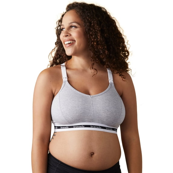 Bravado Designs Womens The New Original Wire-Free Nursing Bra DD-G Cups Style-1015