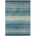 thumbnail image 1 of Bravado Indoor/Outdoor Blue Ikat 10' x 14' Non-Skid Area Rug, 1 of 8