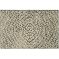 thumbnail image 1 of Bravado Indoor/Outdoor Brown Chain Link 1'8" x 2'6" Non-Skid Accent Rug, 1 of 8