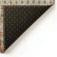 thumbnail image 1 of Bravado Indoor/Outdoor Brown Ikat 8' Round Non-Skid Area Rug, 1 of 5