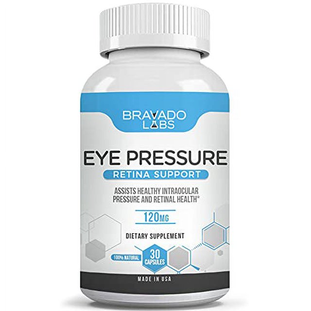 Bravado Labs Ocular Supplement Premium Vision Vitamins with Bilberry