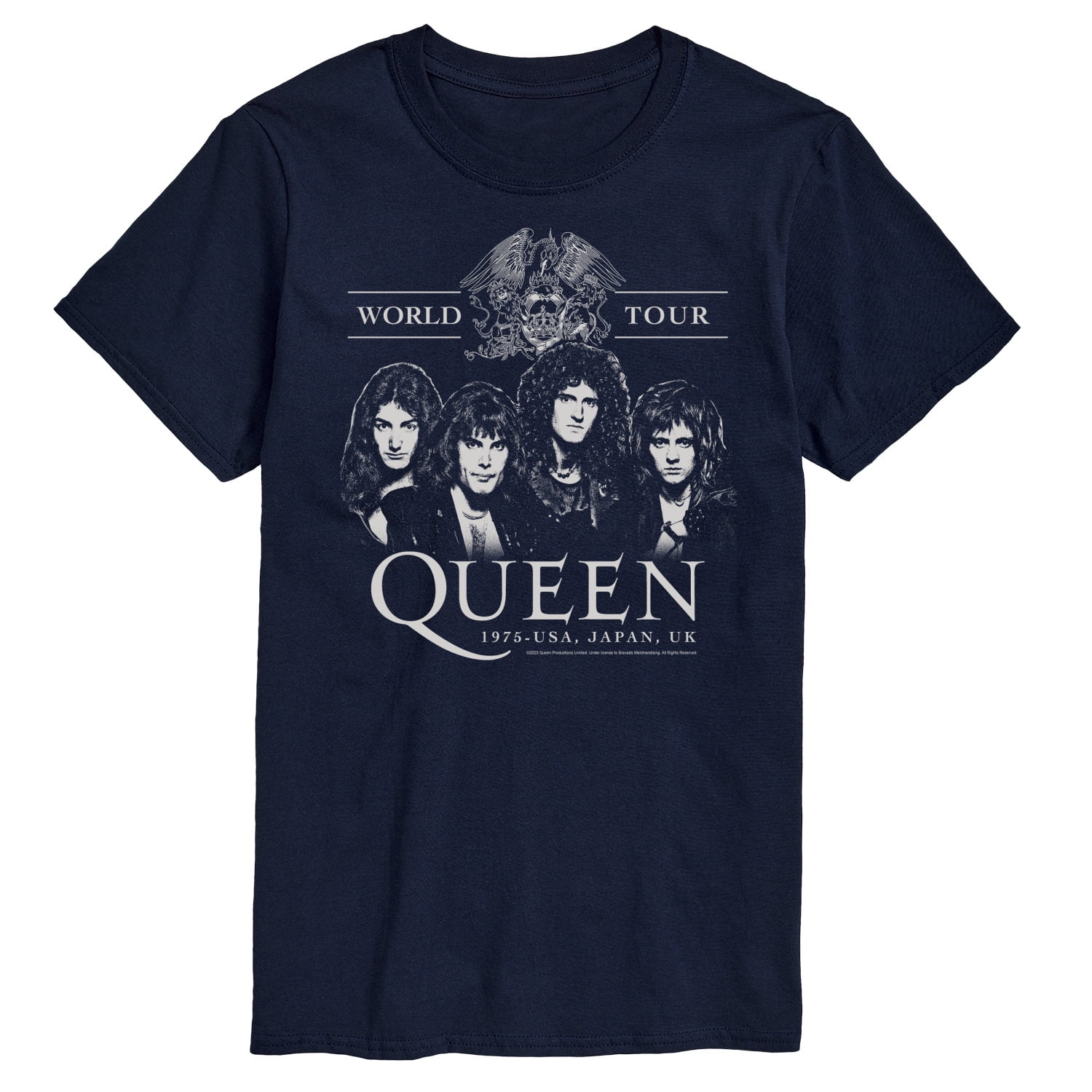 Queen tour 1975 t shirt clearance