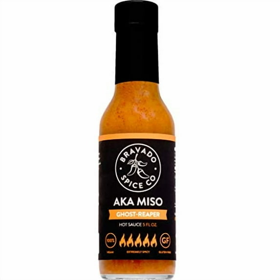 Bravado Spice, Hot Sauce AKA Miso Ghost Reaper, 5 Fl Oz