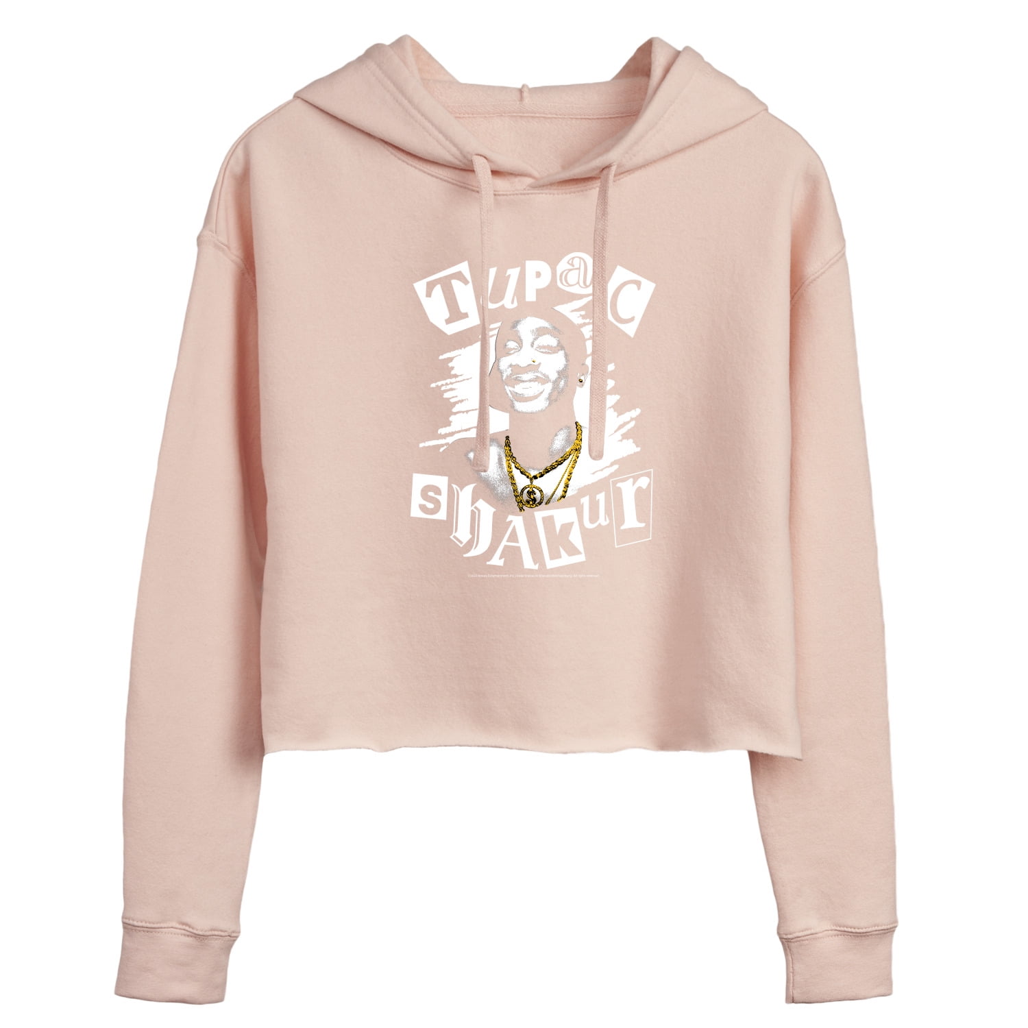 Tupac shop cropped hoodie