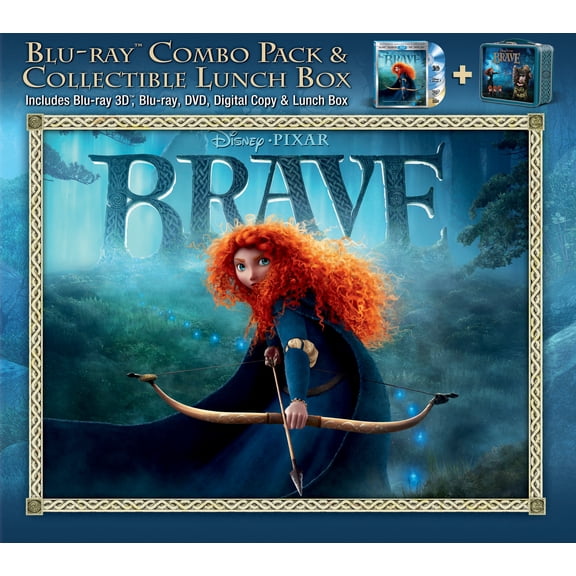 Brave [3D] [Blu-ray/DVD] [Includes Digital Copy] [Lunch Box] [Blu-ray/Blu-ray 3D/DVD] [2012]