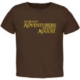 thumbnail image 1 of Brave Adventurers are Born in August Toddler T Shirt Brown 2T, 1 of 1