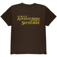 thumbnail image 1 of Brave Adventurers are Born in September Youth T Shirt, 1 of 1