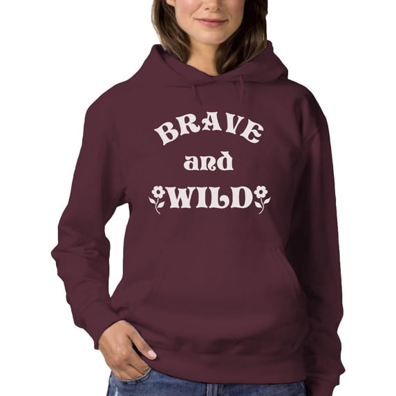 Brave And Wild Wildflower Hoodie Women -Image by Shutterstock, Female XX-Large