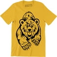 thumbnail image 1 of Brave Angry Bear Scary Wildlife Animal Lover Cool Gift Idea Men's T-Shirt, 1 of 4