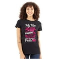 thumbnail image 1 of Brave Boyfriend Risk Life Couple Love Womens Fitted Plus Size Graphic Tee Brisco Brands 2X, 1 of 5