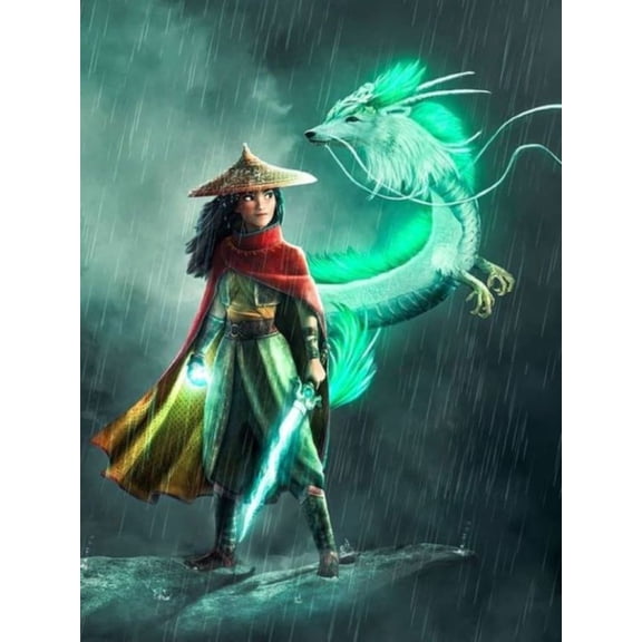 Brave Diamond Art Painting Kits for Adults Princess Merida Full Drill Diamond Dots Paintings for Beginners, Round 5D Paint with Diamonds Pictures Gem Art Painting Kits DIY Crafts Kits 12x16inch