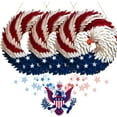 thumbnail image 1 of Brave Eagle Wings Flag Wreath,Eagle Flag Wreath,Brave Wings Wreath, Eagle Wreath, Independence Day Summer Retro Garland Decorations 4th of July Summer Decorations for Front Door (3pcs,30*30cm), 1 of 7