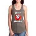 thumbnail image 1 of Brave Fearless Fox Mask Racerback Tank Women -Image by Shutterstock, Female Medium, 1 of 4