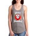 thumbnail image 1 of Brave Fearless Fox Mask Racerback Tank Women -Image by Shutterstock, Female XX-Large, 1 of 4