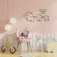 thumbnail image 1 of He Who Is Brave Is Free Quote Baby Elephant Cute Baby Elephants Decoration Design Vinyl Wall Art Wall Sticker Wall Decal Home Kid Nursery Room Study Room Boys Girls Wall Decor Design Size (22x30 inch), 1 of 3