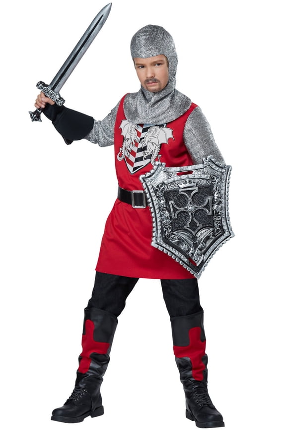 Child  Brave Knight Boys Costume Medium