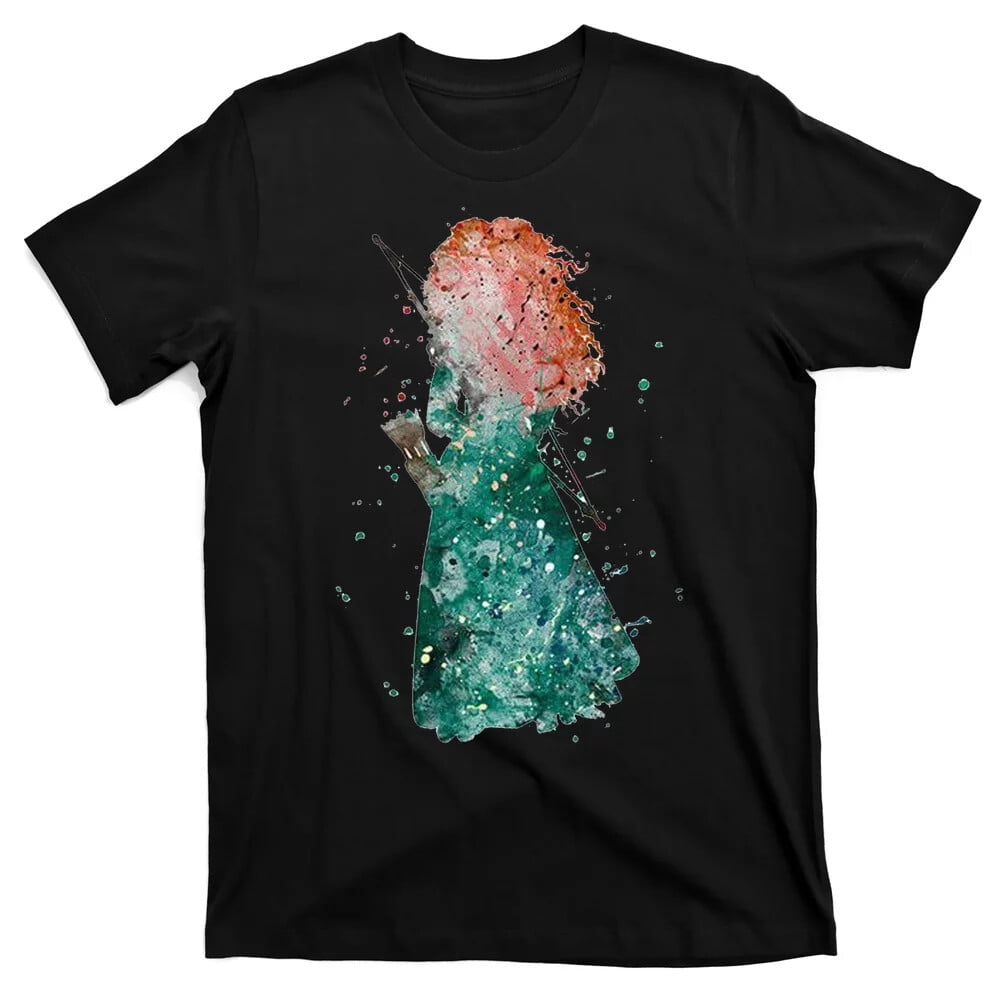 Brave Merida Watercolor T-Shirt - Walmart.com