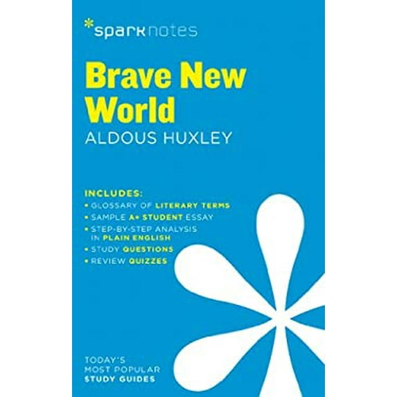 Pre-Owned Brave New World Sparknotes Literature Guide (Paperback) 1411469453 9781411469457