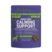 Brave Paws Calming Soft Chews Stress Relieving Chewable for Dogs & Puppies