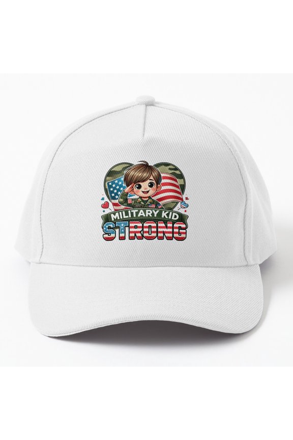 Brave Roots Strong Bonds Baseball Cap, Military Life Family Statement Design Hat