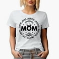 thumbnail image 1 of Brave Selfless Graceful Beautiful Creative Fun Loving Strong Mom, White T-Shirt, Large, 1 of 5