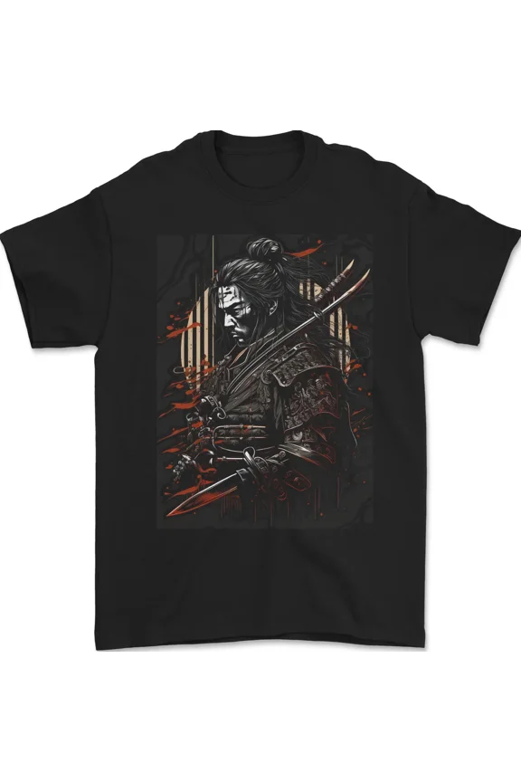 Brave Spirit Of Samurai Japanese MMA Martial Arts Art Graphic Top Unisex T-Shirt, up to size 5XL