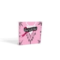 thumbnail image 1 of Brave Wild Free Pink Arrows 10 x 10 Wood Tabletop Sign Plaque, 1 of 4