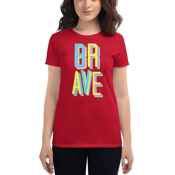 Brave Women’s Short Sleeve T-Shirt, Large