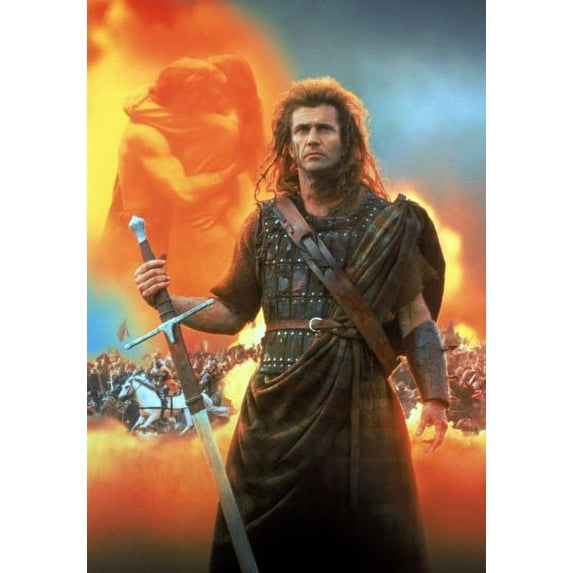 Braveheart Movie Poster 24Inx36In (61Cm x 91Cm) Art Poster 24x36 Multi-Color Square Adults Z Posters